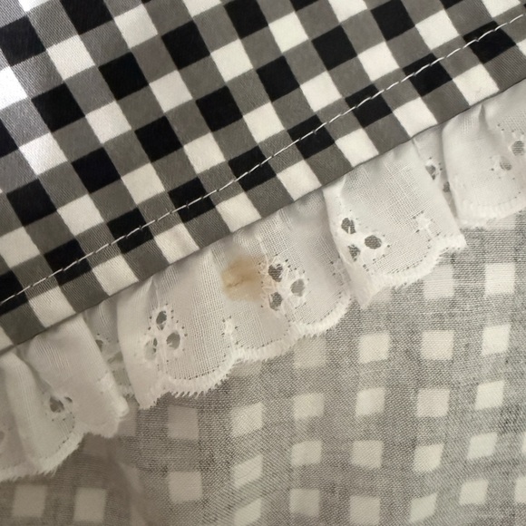 Vixen by Micheline Pitt Classic Gingham A-Line Skirt - Picture 5 of 5